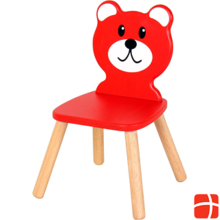 Spielba Kids Chair Bear Red