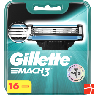 Gillette Mach3 razor blades (16 razor blades)