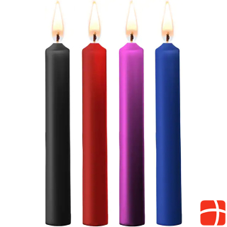Ouch! Teasing Wax Candles - Parafin - 4-pack - Mixed Colors