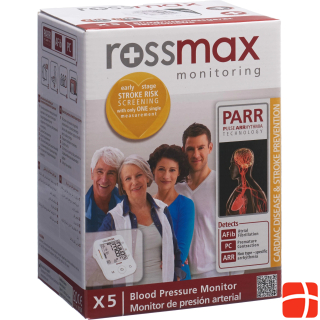 Rossmax Blutdruckmessgerät Digital mit PARR-Technologie X5