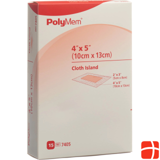 PolyMem Wundverband 10x13cm vlies steril