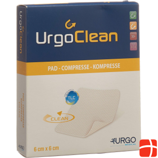Urgo UrgoClean Kompresse 6x6cm