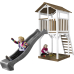 Axi Beach Tower Play Tower Brown / White - Gray Slide