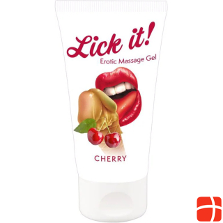 Гель для эротического массажа Lick-it Cherry