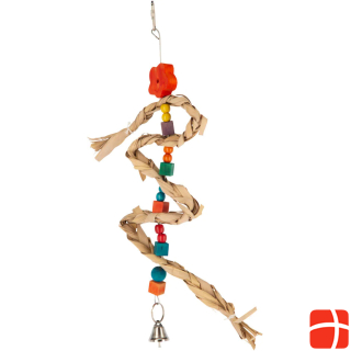 Kerbl Bird toy Nature with bell and sisal