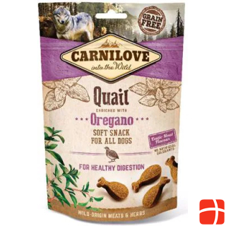 Carnilove Dog Soft Snack with quail and oregano