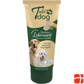 Tubidog Delikatess liver sausage paste for dogs without artificial additives
