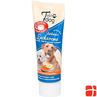 Tubidog Delikatess salmon cream for dogs without artificial additives