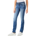 G-Star Midge Zip Mid Straight Jeans medium indigo aged