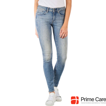 G-Star Midge Zip Mid Skinny Jeans vintage aged destroy