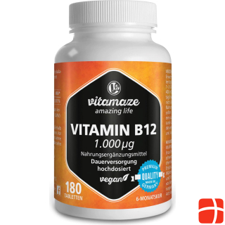 Vitamaze Vitamin B12 180 tablets
