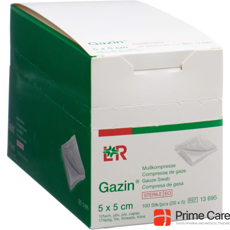 Gazin Gauze compresses set 12-fold sterile
