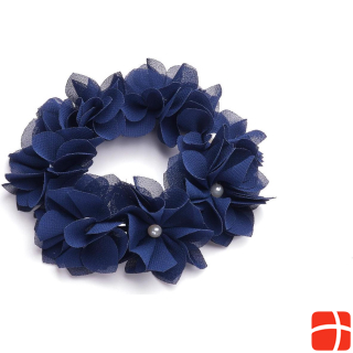 Trisa Hair tie flower blossoms navy