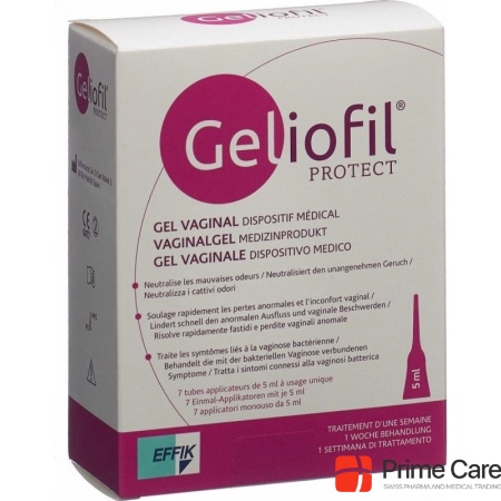 Geliofil Vaginal gel medical device (7x5ml)