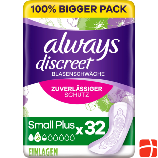 Always Discreet Incontinence Pads Small Plus x32