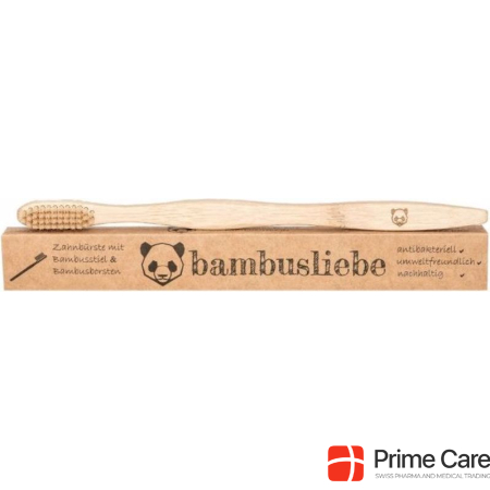 Bambusliebe Bamboo Style Toothbrush & Bamboo Bristles Hard