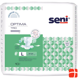 Seni Optima Trio pads with waistband breathable hip circumference 80-125cm 8 drops
