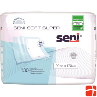 Seni Soft Super disposable bed protector with wings 4 drops