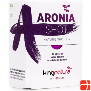 Kingnature Aronia Shot wasserlöslicher Aronia-Extrakt Gran
