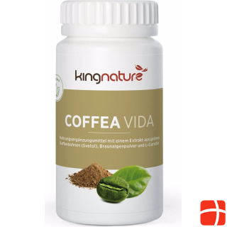 Kingnature Coffea Vida 200 mg Green Coffee Extract Capsules