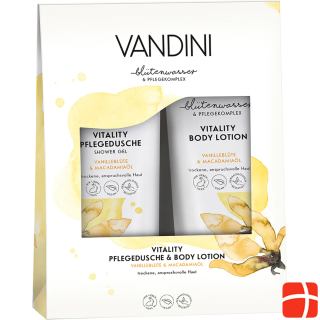 Vandini VITALITY Gift Set Vanilla Blossom & Macadamia Oil