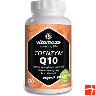 Vitamaze Coenzyme Q10 vegan caps