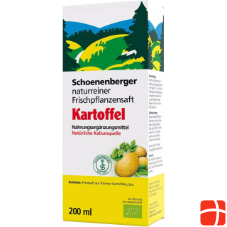 Schoenenberger Potato natural fresh plant juice organic juice