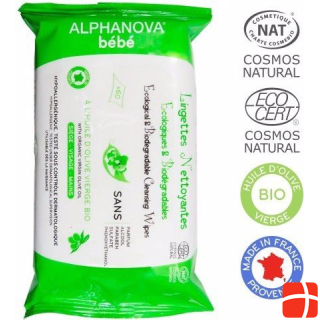 Alphanova BB care wipes without perfume and alcohol