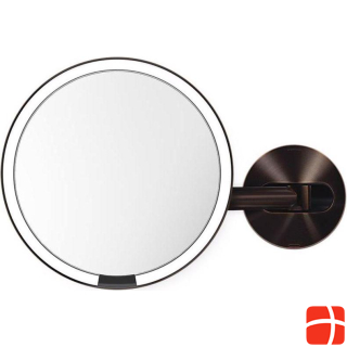 Simplehuman Cosmetic mirror with sensor 20 cm with wall mount, bronze