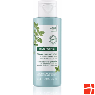 Klorane Water Mint Organic 3-in-1 Cleansing Powder Pdr