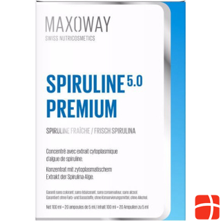 Концентрат Maxoway SPIRULINA PREMIUM 5.0 с цитоплазматическим экстрактом водорослей Spirulina liq