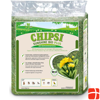 Chipsi Sunshine BIO mountain meadow hay with dandelion