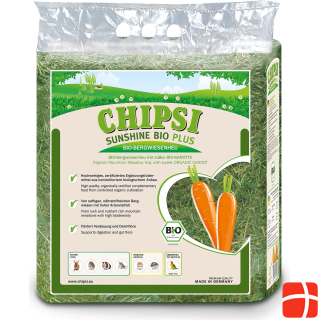 Chipsi Sunshine BIO mountain meadow hay with carrot