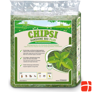 Chipsi Sunshine BIO mountain meadow hay with peppermint