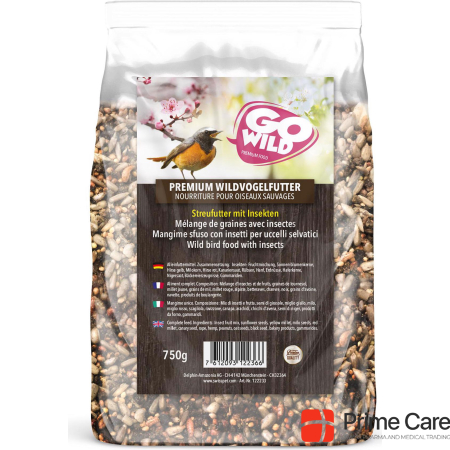 GoWild Wild bird food with insects 750g