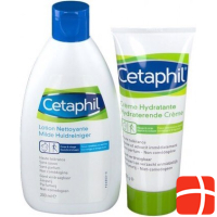 Cetaphil Cleansing Lotion & Moisturizer Bundle Pack 1x460 ml 1x85 ml