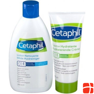 Cetaphil Cleansing Lotion & Moisturizer Bundle Pack 1x460 ml 1x85 ml