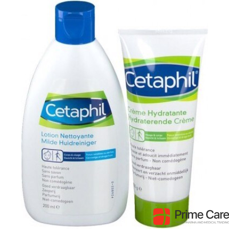 Cetaphil Cleansing Lotion & Moisturizer Bundle Pack 1x460 мл 1x85 мл