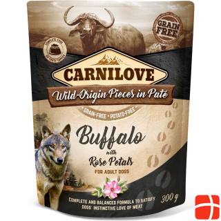 Carnilove Buffalo with rose petals Wet