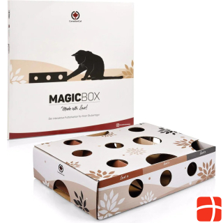 CanadianCat Katzen-Strategiespiel MagicBox, Braun-Weiss