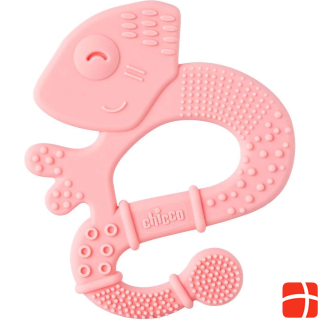 Chicco Bite ring with soft bristles - EIDECHSE PINK, - 2m+
