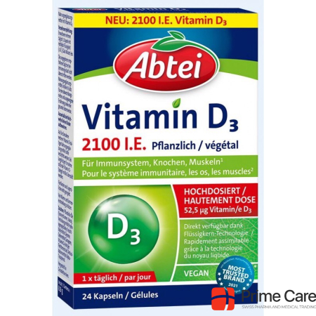 Abbey Витамин D3 Растительные капсулы