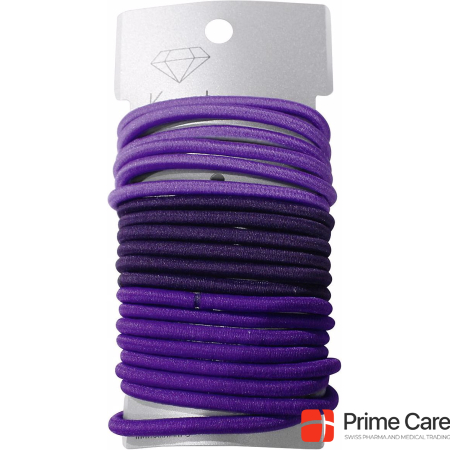 Karat Hair tie thick purple 20 pieces
