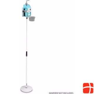 Gravity MS 23 DIS 01 W Height-adjustable disinfectant stand