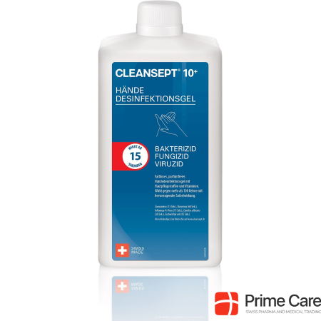 Cleansept 10+ with pump gel