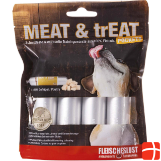 Fleischeslust Treat Meat & Treat Pockets Poultry, 4 x 40 g