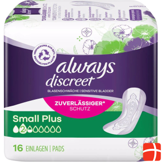 Always Discreet Incontinence Small Plus