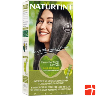 Naturtint Permanentes Haarfarbegel 1N Ebenholz Schwarz ohne Ammoniak
