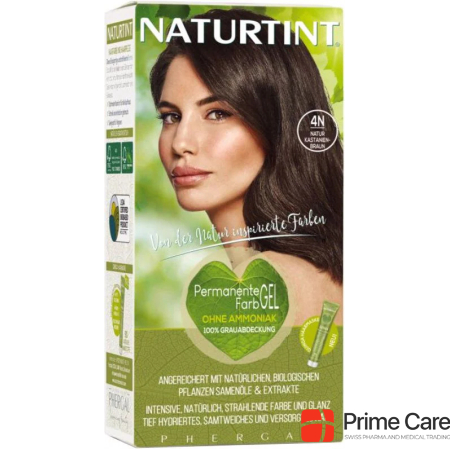Naturtint Permanent hair color gel 4N nature chestnut brown without ammonia