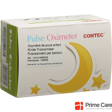 Contec Pulse oximeter for children from 10 kg incl. battery and charger